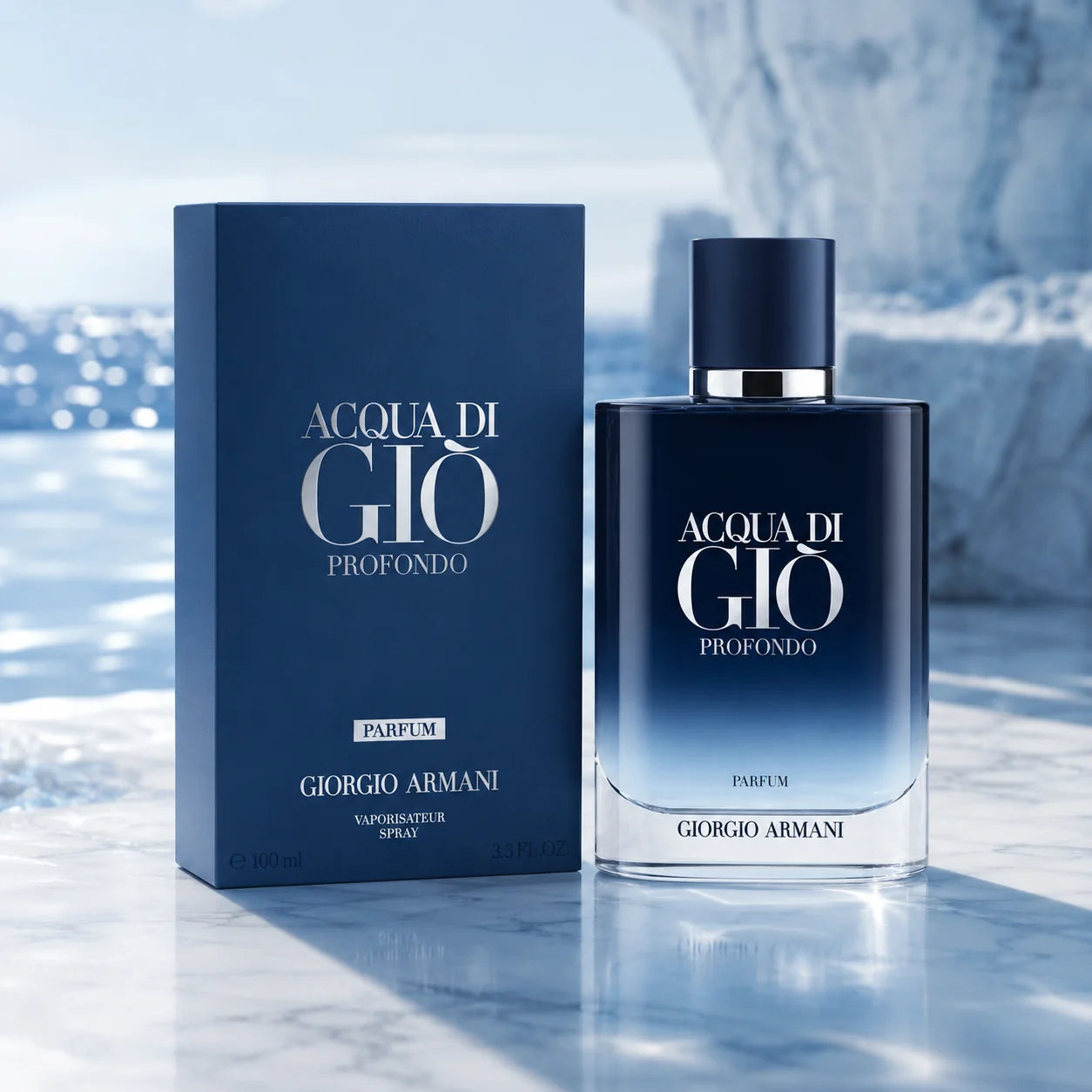 Giorgio Armani Acqua di Giò Profondo Parfum 3.4 oz / 100ml Spray for Men – New