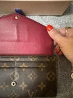 LOUIS VUITTON Porte Monnaie Monogram Pochette Credit Long Wallet M61725