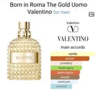 VALENTINO Born In Roma The Gold Uomo Eau de Parfum EDP 3.4 oz / 100ml – Limited Edition
