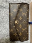 LOUIS VUITTON Porte Monnaie Monogram Pochette Credit Long Wallet M61725